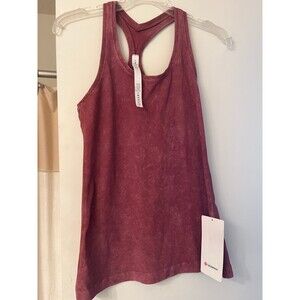 Lululemon Washed Frosted Mulberry Cool Racerback Dye Tank Top